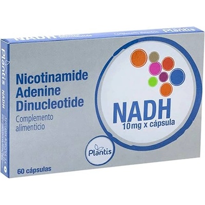 Artesania Agricola Plantis NADH Никотинамид аденин динуклеотид, 10 mg, 60 капсули, Artesania Agricola