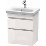 Duravit DuraStyle - Шкафче за умивалник „Compact, 61x50x37 см, 2 чекмеджета, лъскаво бяло DS640302222 (DS640302222)