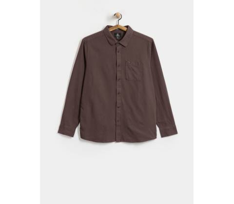 Volcom Caden Solid Ls (raisin) L