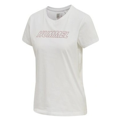 Hummel hmlTE CALI COTTON T SHIRT biela