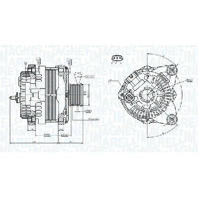 generátor MAGNETI MARELLI 063732182010