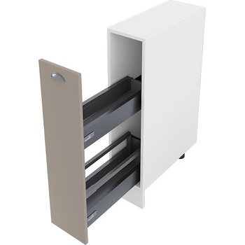 ИРИМ Долен кухненски шкаф бутилиера Сити БФ-Капучино мат-11-58 20 см