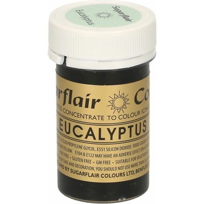 CakeSupplies Gélová farba Eucalyptus Pastelová zelená 25 g