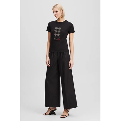 Karl Lagerfeld Памучна тениска Karl Lagerfeld (A2W17103)