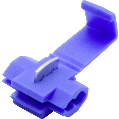 TRU COMPONENTS T1904C037, Samorezná rýchlospojka, 0.75-2.50 mm², kontakty 2, modrá, 10 ks