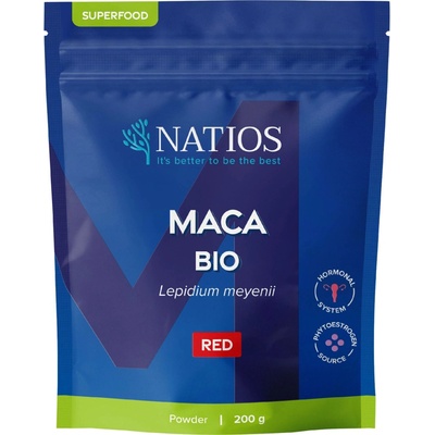 Natios Bio Maca červená Prášek 200 g