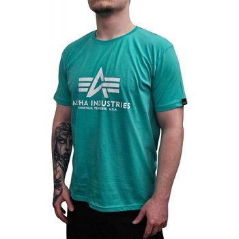 Alpha Industries Basic T Shirt Atomic Green