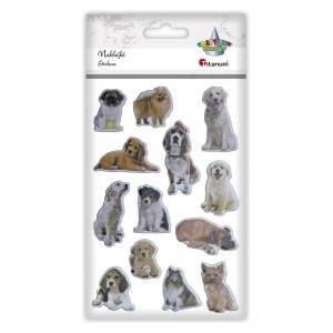 TITANUM Stickers convex soft dogs mix 13pcs