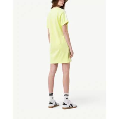 Adidas Originals Tee Dress Yellow