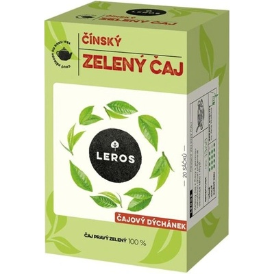 Leros zelený Čajová chvíľka zelený čaj čínsky 20 x 2 g