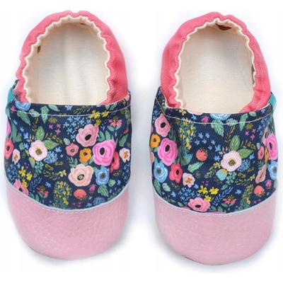Papuče Barefoot s rózkami TITOT Navy Roses