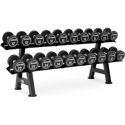 Ziva XP 10 Pair Dumbbell Rack with Saddles dvouradový stojan na 10 párů jednoručiek