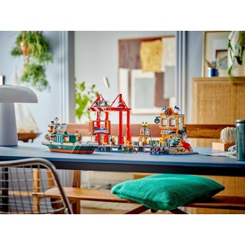 Image 1 of LEGO® City - Seaside Harbor with Cargo Ship (60422)