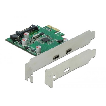 Delock 2x USB 3.2 Gen 1 Type-C разширителна карта PCIe (90493) (delock90493) (delock90493)
