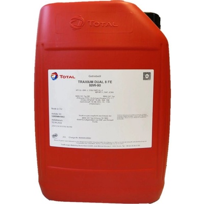 Total Traxium Dual 8 FE 80W-90 20 l