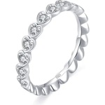 Silenti Jewelry Сребърен пръстен "Зора" - 8 - 57мм (18.1мм диам. )