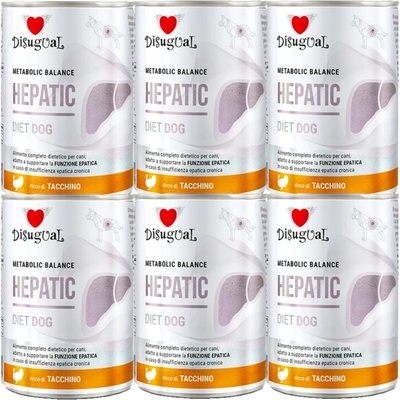 Disugual Veterinární Hepatic Krůta 6 x 400 g