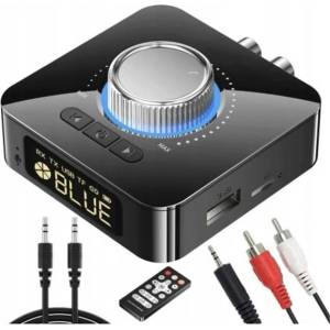 Vaorlo M5 LED Bluetooth 5.0 аудио приемник/предавател, 3, 5 мм AUX, RCA, microSD, USB, IR (XXX)