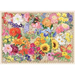 Ravensburger - Puzzle Blooming flowers 1000 - 1 000 piese