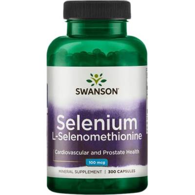 Swanson Selenium 100 mcg ( L-Selenomethionine ) [300 капсули]
