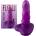 Мини дилдо с вакуумна основа, Еднорог, 12, 5см. - Dildo Unicorn Max Purple (2047-04LOLA)