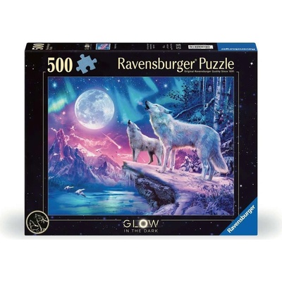 Ravensburger Svítící Vytí za soumraku 500 dílků