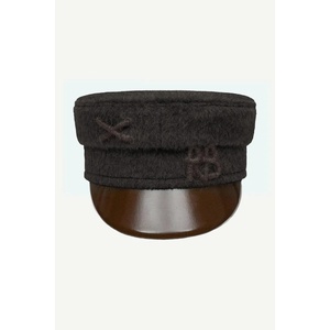 Ruslan baginskiy каскет дамски от памук Monogram-embellished Baker Boy Cap (KPC09.WVAA.WRB)