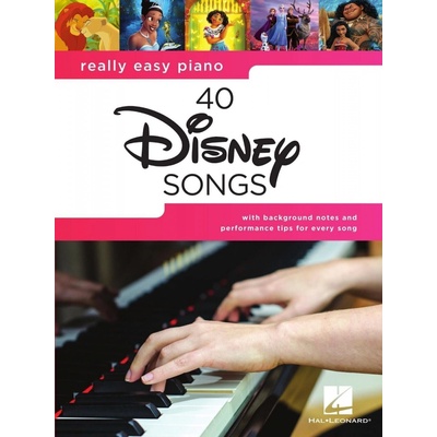 Hal Leonard Really Easy Piano 40 Disney Songs Noty – Zboží Mobilmania
