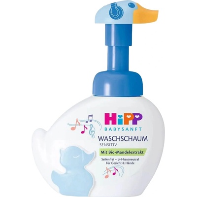 HiPP Измиваща пяна за ръце и лице Hipp Babysanft - Пате, музикант, 250 ml