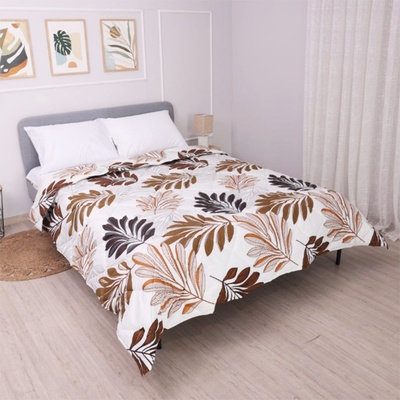 EmonaMall Олекотена завивка EmonaMall Мирабел Елис, Лятна, Единично легло, 150/210 см. , Капитонирана - Код S17950 (S17950-3800237624508)