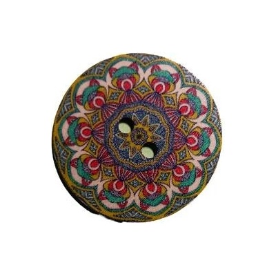 Knoflík dřevěný velký V (5 cm) – Zbozi.Blesk.cz