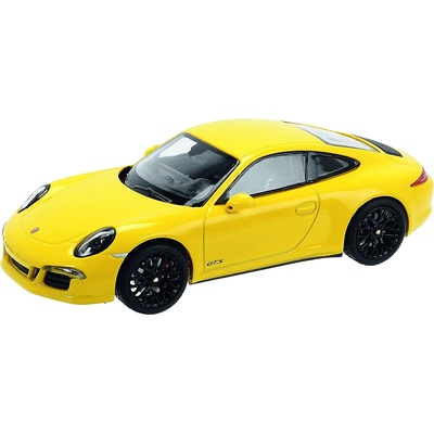 Welly Метална кола Welly - Porsche 911 Carrera, жълта, 1: 24 (24099)