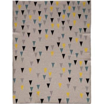 PETITE&MARS Deka pletená bavlnená Harmony Happy Triangles