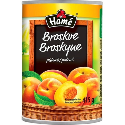 Hamé Broskve půlené 8 x 415 g