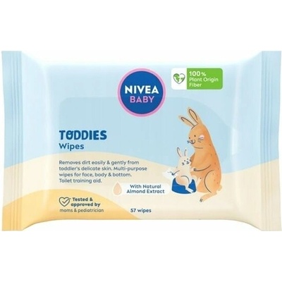 Nivea Baby Toddies vlhčené obrúsky pre deti 47ks