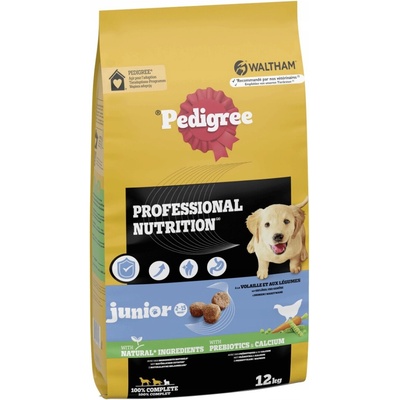 Pedigree Professional Nutrition Junior s hydinou a zeleninou 12 kg