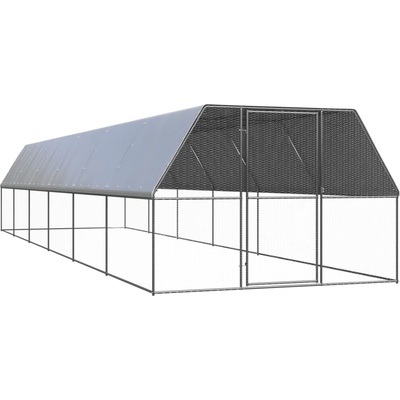 vidaXL Venkovní klec pro kuřata 3 × 12 × 2 m pozinkovaná ocel 9799.3154380