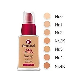 Dermacol 24h Control dlouhotrvající make-up s koenzynem q10 4 30 ml