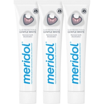 Meridol Gum Protection Whitening избелваща паста за зъби 3 x 75ml