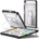 Ringke Fusion Sketch Case - удароустойчив хибриден кейс с поставка за iPad Air 11 (2024) (черен-прозрачен)