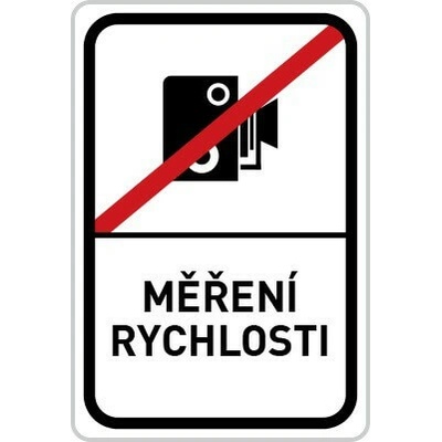 PROFIBA Značka "Konec měření rychlosti"