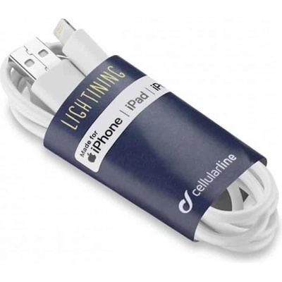 Techaway Кабел Techaway - 5989, USB-A/Lightning, 0.9 m, бял (5989)