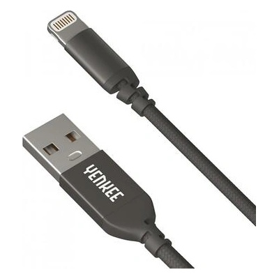 YENKEE Кабел 611 BK USB Male към Lightning Male, 1 m, черен (30015967)