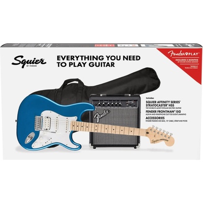 Squier Affinity Series Stratocaster HSS Pack MN Lake Placid Blue