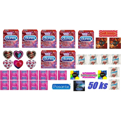 Durex Mix balíček kondomů 50 ks