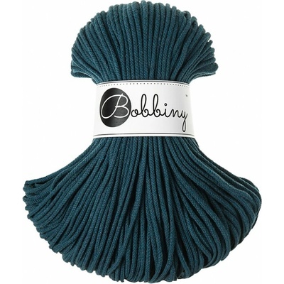 Bobbiny šňůry junior 3 mm petrol ( Peacock blue)