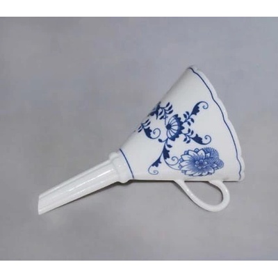 Cibulák Trychtýř 16,7 cm originální cibulákový porcelán Dubí, cibulový vzor