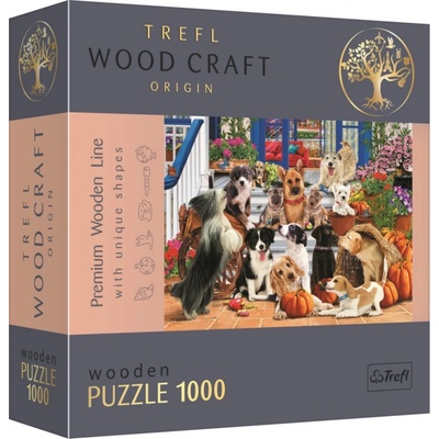 TREFL Wood Craft Origin Psí přátelství 1000 dílků
