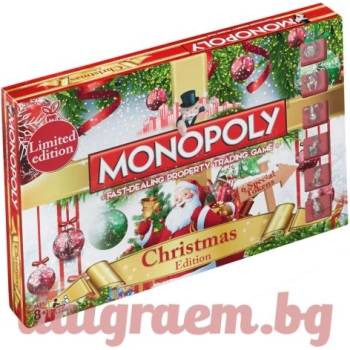 Image 1 of Winning Moves Настолна игра Монополи Коледа (wm24358)