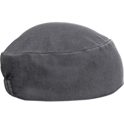 Premier Kuchařská čepice SKULL šedá džínovina – Sleviste.cz